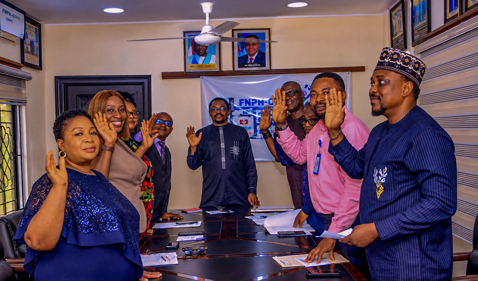 Members of the Top Management Committee of FNPH Calabar